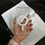 Чохол протиударний з кутами і Magsafe для iPhone 14 Прозорий