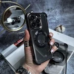 Чохол силіконовий ударостійкий з магнітом MagSafe для iPhone 14 Black
