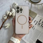 Матовий чохол MagSafe мінімалістичний дизайн захист і стиль Lume Case для iPhone 16 Pro Light Gold