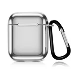 Чохол TOTO Electroplate PC Cover Case для Apple AirPods 1 / 2 Silver