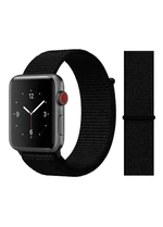 Нейлоновий ремінець Nylon Sport для Apple Watch 38|40|41|42 (10 series) mm Black