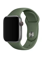 Силіконовий ремінець Watch Silicone для Apple Watch 38|40|41|42 (10 series) mm Forest Green