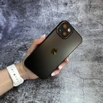 Чохол з гнучкого скла liquid glass для iPhone 13 Black
