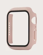 Чохол прозорий Colored board matte для Apple Watch 44 mm / SE 44mm Light Pink