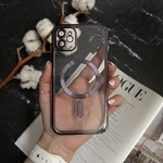 Чохол прозорий силікон Dream ultra MagSafe для iPhone 12 Purple