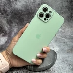 Чохол матовий Glass MATTE Designo для iPhone 12 Pro Max Spearmint