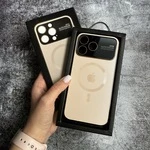 Чохол з захистом камери Matte Protection MagSafe для iPhone 13 Pro Gold