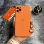 Чохол Silicone Case FULL 360 для iPhone 12 Pro Max Papaya