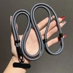 Кросбаді ремінець-шнурок для iPhone — регульований ремінь через плече для Apple Dark Grey