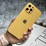 Чохол скляний з захистом камери для iPhone 7/8 Plus Papaya
