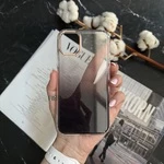 Силіконовий чохол з блискітками Shine OMBRE для iPhone 13 Pro Black