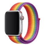 Нейлоновий ремінець Nylon Sport для Apple Watch 38|40|41|42 (10 series) mm Радуга