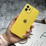 Чохол скляний з захистом камери для iPhone 7/8 Plus Yellow