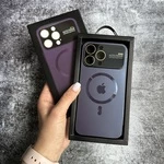 Чохол з захистом камери Matte Protection MagSafe для iPhone 12 Pro Purple