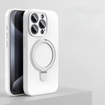 Силіконовий чохол з MagSafe та підставкою для iPhone 13 Pro White
