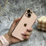 Чохол глянцевий силікон Full Glossiness Case для iPhone 12 Pink Sand