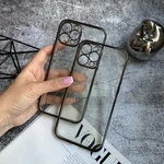 Гальванічний прозорий чохол Galvanic Full для iPhone 12 Pro Black
