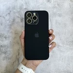 Чохол з силікону і покриттям Soft Touch мікрофібра для iPhone 12 Pro Max Black