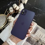 Чохол скляний матовий з захистом камери Matte AG-Glass для iPhone 11 Purple