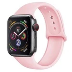 Силіконовий ремінець Watch Silicone для Apple Watch 38|40|41|42 (10 series) mm Light Pink
