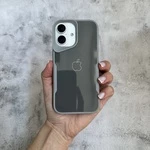 Чохол з акриловою кришкою яка імітує скло Loft Glossy для iPhone 11 Silver