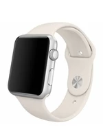 Силіконовий ремінець Watch Silicone для Apple Watch 38|40|41|42 (10 series) mm Antique White