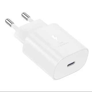 Мережевий зарядний пристрій USB-C 25W Швидка зарядка для Apple White