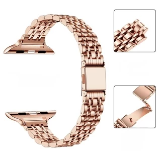 Металевий ремінець Jewelry Bracelet для Apple Watch 42|44|45|46|49mm Gold