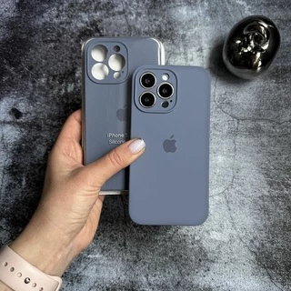 Чохол Silicone Case FULL 360 для iPhone 12 Lavender gray