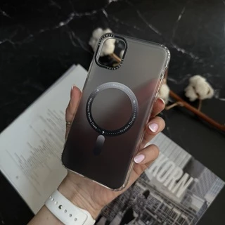 Чохол матовий з магнітом Gradient with MagSafe для iPhone 11 Dark Grey