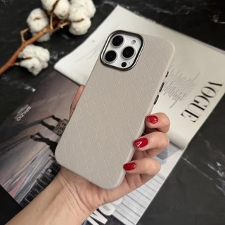Чохол шкіряний Luxury leather case з магнітом MagSafe для iPhone 15 Pro Max Silver