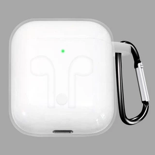 Чохол силіконовий Silicone Case для Apple AirPods 1 / 2 Прозорий