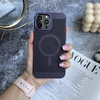 Чохол протиударний Breeze Magsafe для iPhone 14 Pro Max Purple