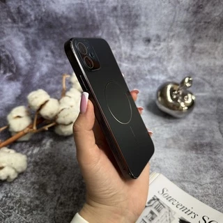 Матовий чохол MagSafe мінімалістичний дизайн захист і стиль Lume Case для iPhone 12 Black