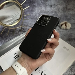Чохол шкіряний Modern Leather з магнітом MagSafe для iPhone 15 Pro Max Black