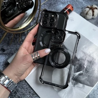 Чохол силіконовий ударостійкий з магнітом MagSafe для iPhone 14 Pro Black