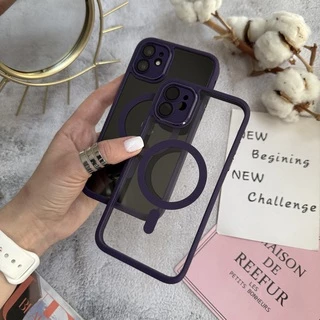 Чохол притиударний Avengare armour Magsafe для iPhone 12 Purple