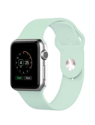 Силіконовий ремінець Watch Silicone для Apple Watch 42|44|45|46|49mm Spearmint