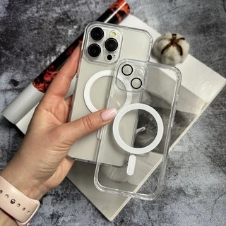 Чохол прозорий з захистом камери Clear Shade MagSafe для iPhone 12 Pro Max Прозорий