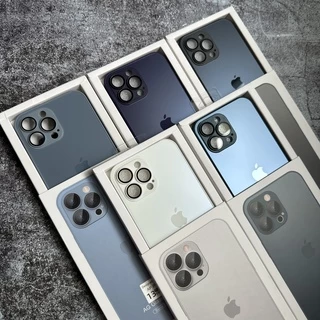 Чохол скляний матовий з захистом камери Matte AG-Glass для iPhone 12 Pro Black