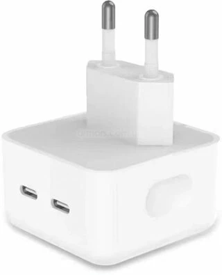 Компактний адаптер живлення Apple Dual USB-C Port 35W для Apple White