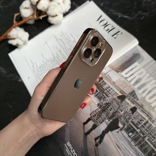 Чохол матовий імітація скла Desert Titanium для iPhone 11 Pro Dark Gold