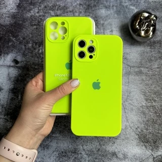 Чохол Silicone Case FULL 360 для iPhone 12 Pro Shiny green