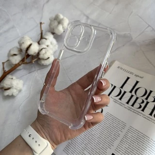 Чохол протиударний з кутами Space для iPhone 16 Прозорий