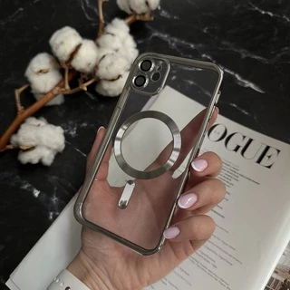 Чохол прозорий силікон Dream ultra MagSafe для iPhone 12 Silver