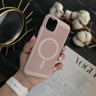 Чохол протиударний Breeze Magsafe для iPhone 11 Pink