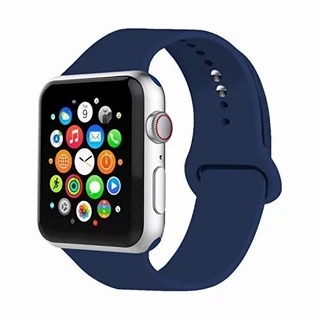 Силіконовий ремінець Watch Silicone для Apple Watch 42|44|45|46|49mm Navy blue