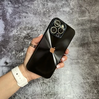 Чохол імітація скла Laser Disco case 3D logo для iPhone 13 Pro Black