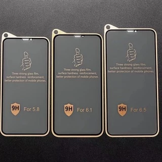 Захисне скло Анти-шпигун Privacy 9H Matte Full Glue для iPhone XS Max, iPhone 11 Pro Max Black