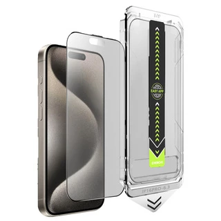 Захисне скло 10D Frame з направляючою рамкою для iPhone 16 Pro Max Прозорий